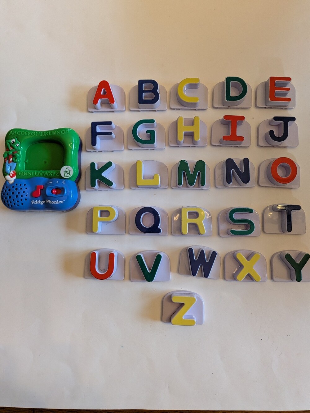 Leap Frog Fridge Phonics Magnetic ABC'S- Complete With All 26 Letters tested